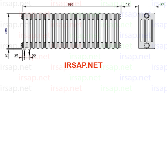 Радиатор IRSAP Tesi 50600/22 T18 CL 01